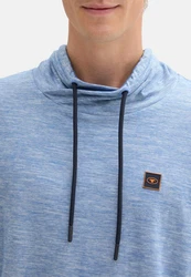 TOM TAILOR Langarmshirt Longsleeve Hellblau/Blau/Grau