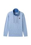 TOM TAILOR Langarmshirt Longsleeve Hellblau/Blau/Grau