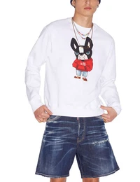 Rundhalspullover Red Ciro Sweater Wei Herren