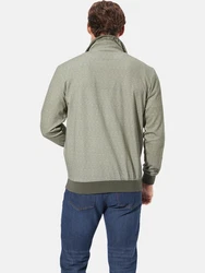 Babista Sweatshirt ELANDOR mit Umlegekragen Khaki/Dunkelgrün/Grün