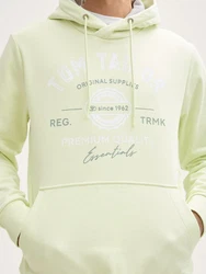 TOM TAILOR Sweatshirt Hellgrün/Grün/Neonfarben