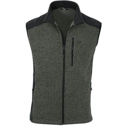 Maul Sport Fleecejacke Hirschegg Dunkelgrau/Hellgrau/Grau/Dunkelgrün/Schwarz