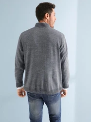 Sieh an! Strickjacke Grau