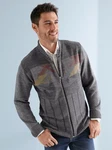 Sieh an! Strickjacke Grau