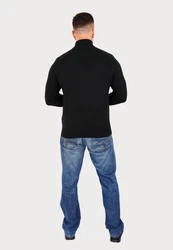 U.S. Polo Assn Troyer Pullover Half Zip Schwarz/Rot