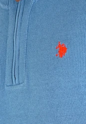 U.S. Polo Assn Troyer Pullover Half Zip Blau/Hellblau