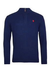 U.S. Polo Assn Troyer Pullover Half Zip Dunkelblau/Blau