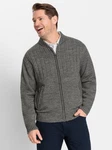 Witt Strickjacke Dunkelgrau/Grau/Hellgrau