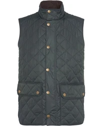 Barbour Steppweste New Lowerdale Dunkelgrün