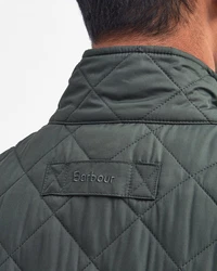 Barbour Steppweste New Lowerdale Dunkelgrün