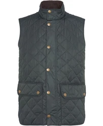 Barbour Steppweste New Lowerdale Dunkelgrün