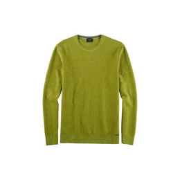 Rundhalspullover uni modern fit (1-tlg)