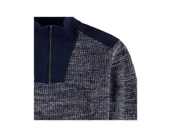 OLYMP Rundhalspullover modern fit Dunkelblau/Grau/Blau