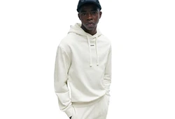 HUGO Sweatshirt Kapuzen-Sweatshirt Dapo schwarz/wei