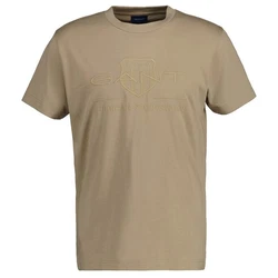 Gant T-Shirt REG TONAL SHIELD T-SHIRT Beige