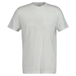 Gant T-Shirt REG TONAL SHIELD T-SHIRT Wei