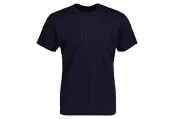 Gant T-Shirt REG TONAL SHIELD T-SHIRT Blau