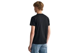 Gant T-Shirt REG TONAL SHIELD T-SHIRT Schwarz