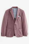 Next Sakko Motionflex aus Stretchjersey - Slim Fit Lila/Rosa/Fliederfarben