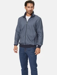 Babista Sweatjacke NOVIELLA mit Reißverschlusstaschen Grau/Dunkelblau/Blau/Hellblau