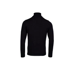 Rundhalspullover uni regular fit (1-tlg)