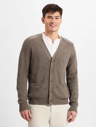 Gant Strickjacke Khaki/Braun/Beige/Grau