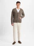 Gant Strickjacke Khaki/Braun/Beige/Grau