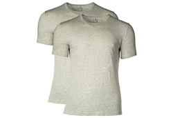 Moschino Herren T-Shirt Crew Neck Khaki/Dunkelgrün/Weiß/Hellgrau/Grau