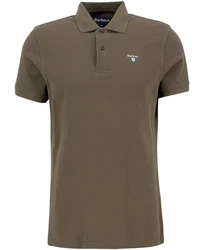Barbour Poloshirt Polo Tartan Pique Dunkelgrün/Khaki