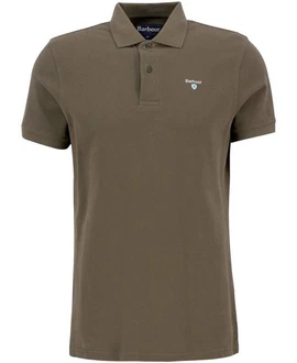 Barbour Poloshirt Polo Tartan Pique Dunkelgrün/Khaki