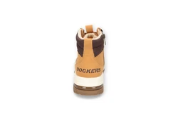 Dockers by Gerli Schnürboots Stiefel mit Reißverschluss Braun