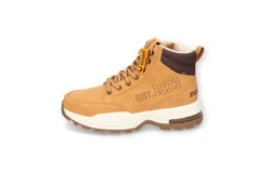 Dockers by Gerli Schnürboots Stiefel mit Reißverschluss Braun