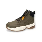 Dockers by Gerli Schnürboots Stiefel mit Reißverschluss khaki/schwarz