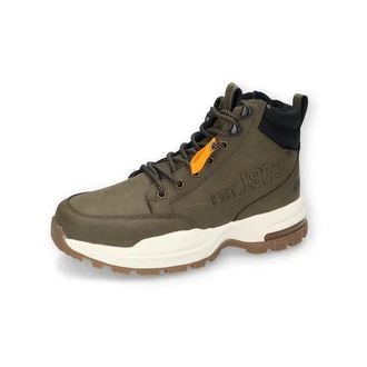 Dockers by Gerli Schnürboots Stiefel mit Reißverschluss khaki/schwarz