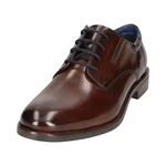 bugatti Schnürschuh Braun/Hellblau/Rot