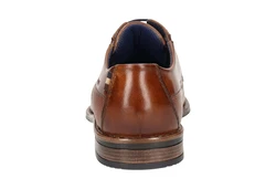 bugatti Schnürschuh Braun/Hellblau/Orange/Rot/Beige