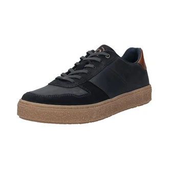 bugatti Schnürschuh Schwarz/Dunkelblau/Hellblau/Blau