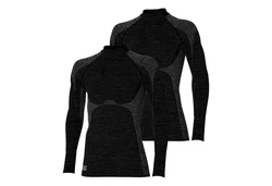 Heatkeeper Unterhemd Thermal Comfort Funktionswäsche Thermo-Shirt Schwarz/Dunkelgrau/Grau