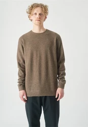 Cleptomanicx Sweatshirt Noitch Khaki/Beige/Braun/Dunkelgrün