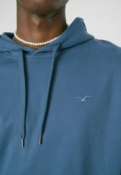 Cleptomanicx Kapuzensweatshirt Ligull Blau/Hellblau