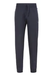 BOSS Pyjamahose Waffle Pants Cuf Dunkelblau/Blau/Grau