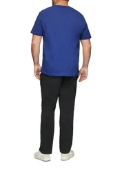 s.Oliver T-Shirt mit Logo-Print Blau/Silber/Dunkelblau/Braun