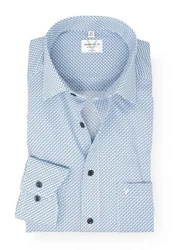 MARVELIS Businesshemd Modern Fit Kentkragen Hellblau/Blau/Pastell/Dunkelblau