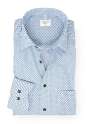 MARVELIS Businesshemd Modern Fit Kentkragen Hellblau/Blau/Pastell/Dunkelblau