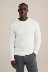 WE Fashion Sweater Creme/Weiß