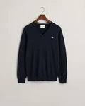 Gant Strickpullover CLASSIC COTTON V-NECK Blau