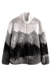 Next Fleecepullover Fleece mit Print 