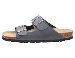 Rohde Sandale Pantolette Grado Blau/Grau/Dunkelblau
