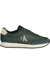 Sneaker Grne Sportschuhe fr Herren mit Print und