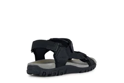 Geox Sandale Schwarz/Grau/Dunkelblau